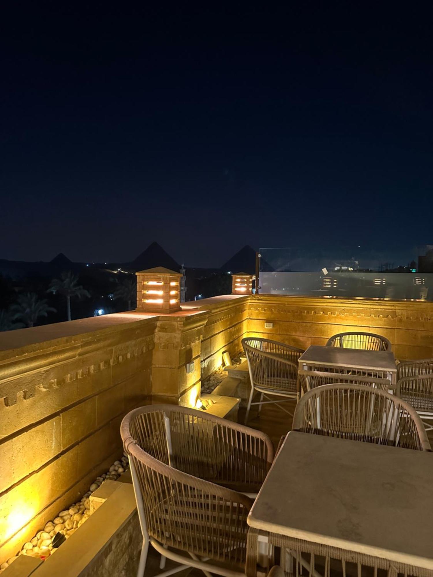 Taj Pyramids View Inn Kafrat al Jabal Exterior foto