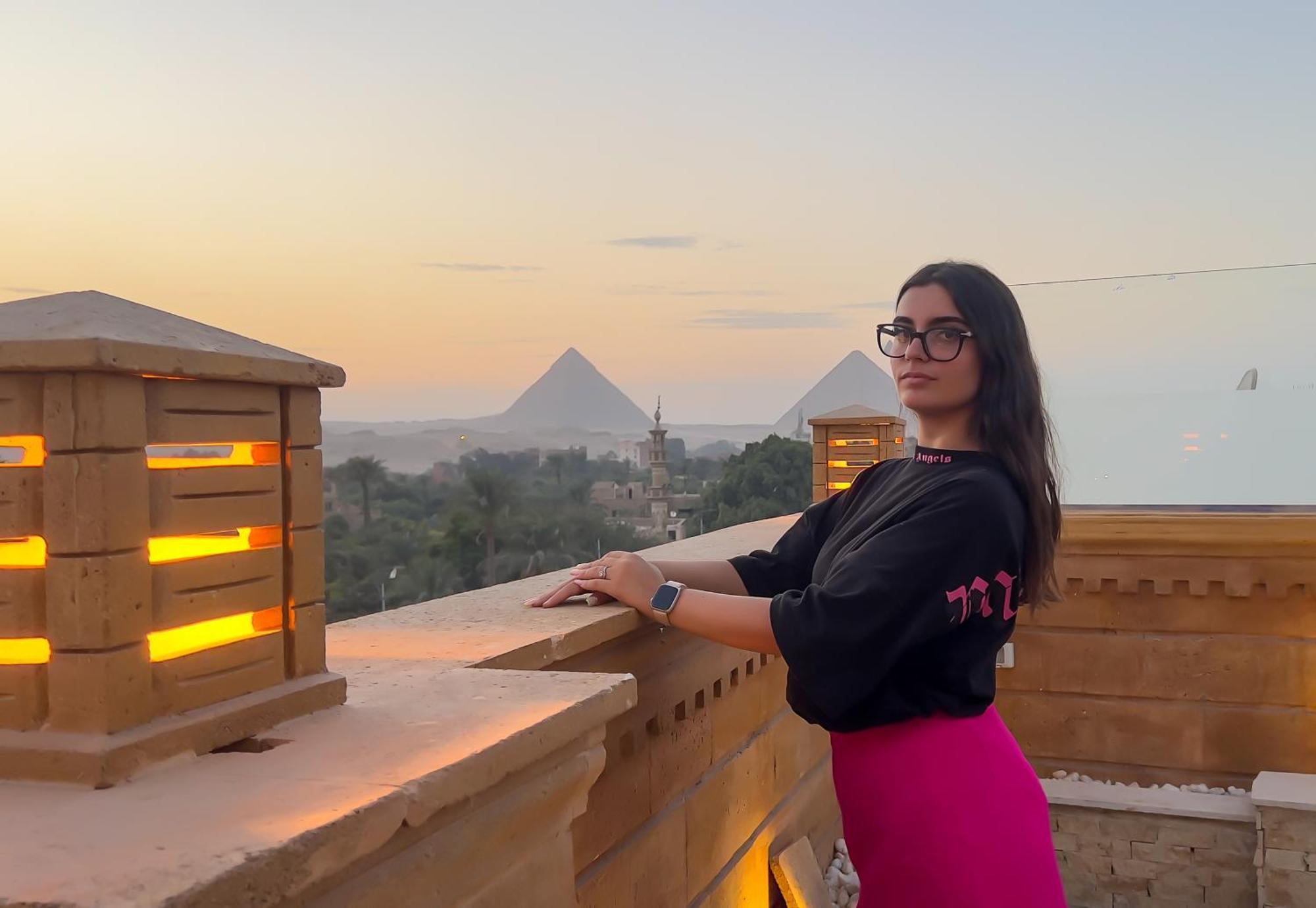 Taj Pyramids View Inn Kafrat al Jabal Exterior foto