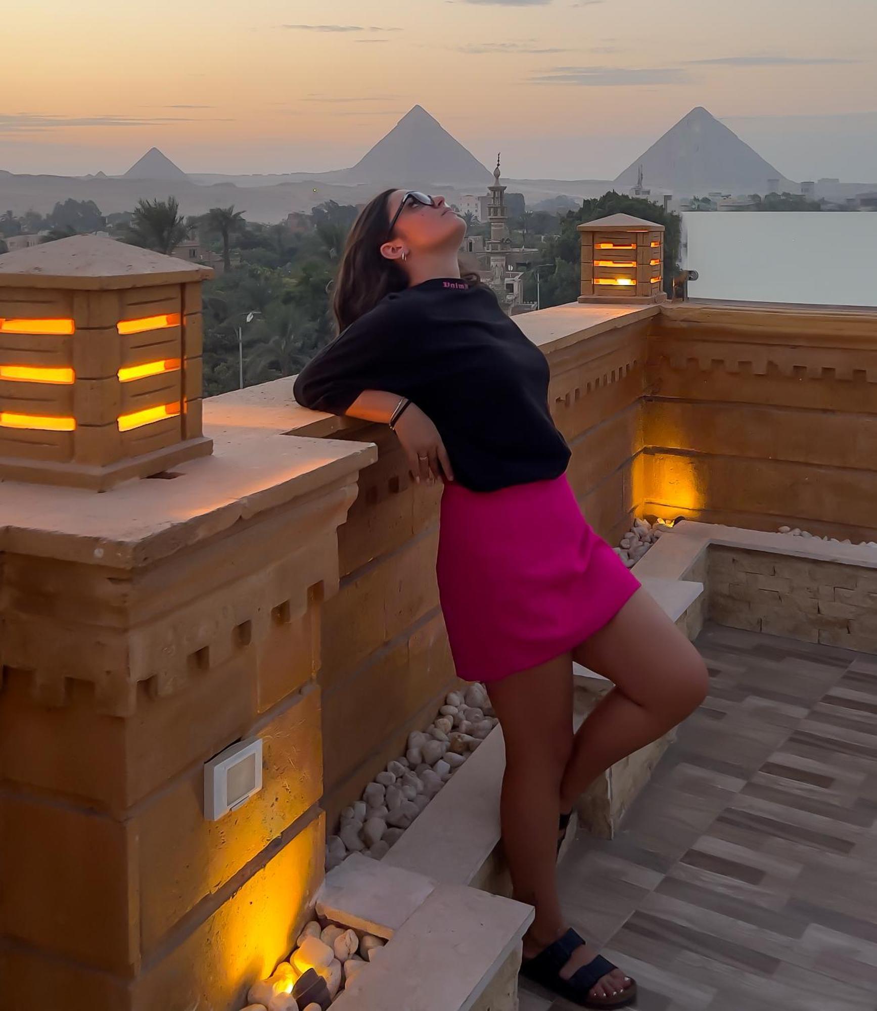 Taj Pyramids View Inn Kafrat al Jabal Exterior foto