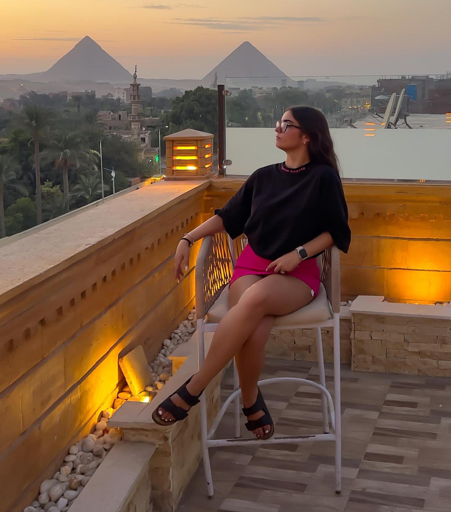 Taj Pyramids View Inn Kafrat al Jabal Exterior foto
